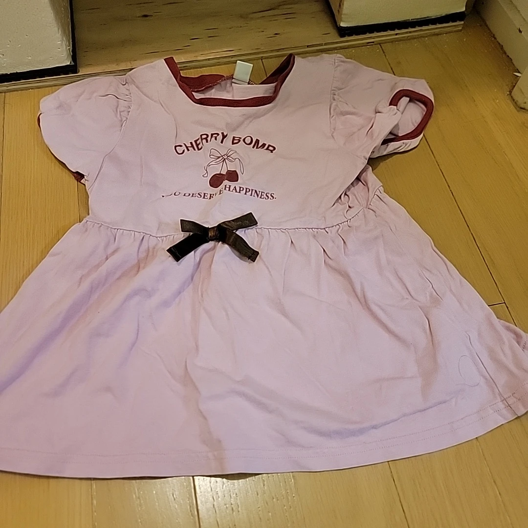 チェリー柄 ワンピース 120cm