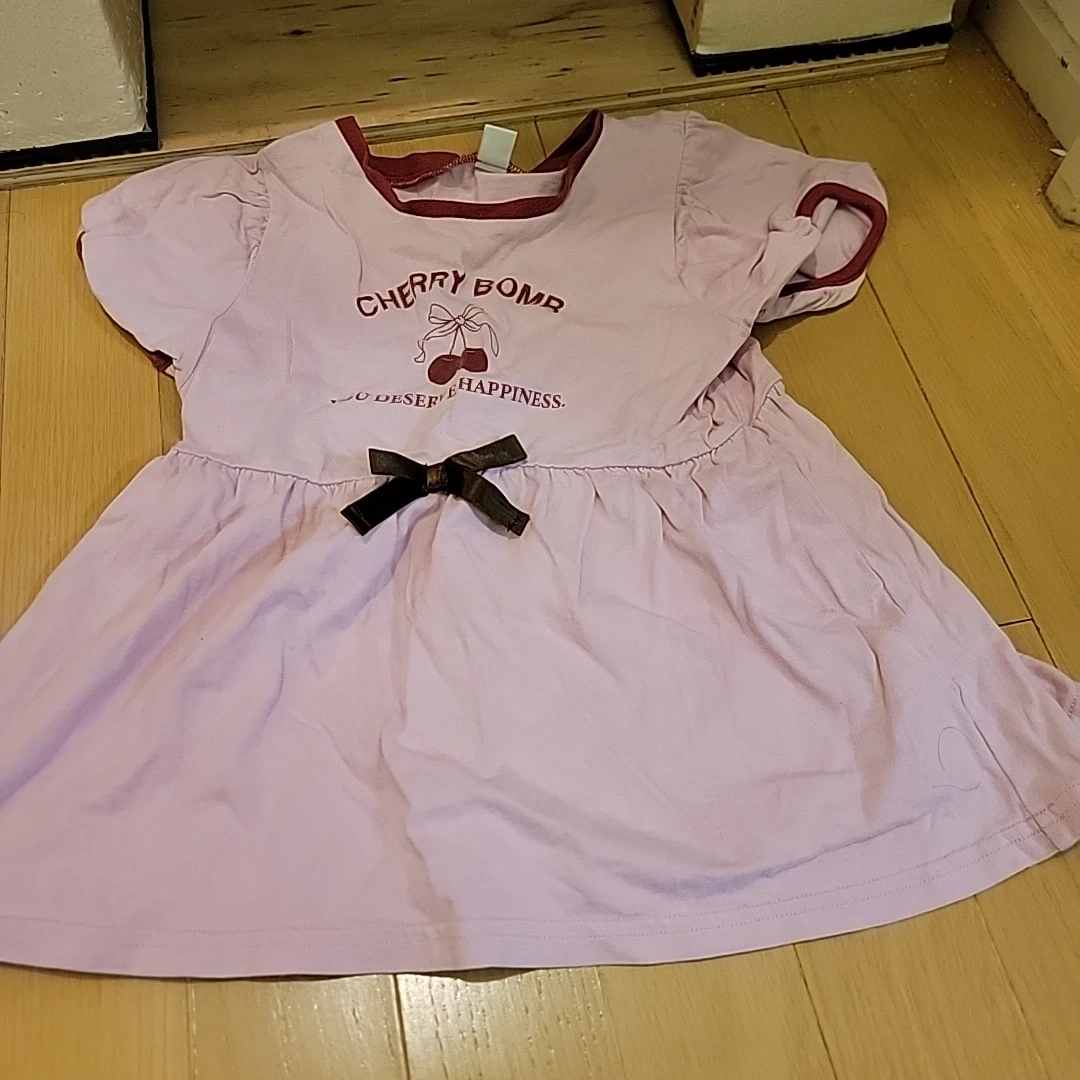 チェリー柄 ワンピース 120cm