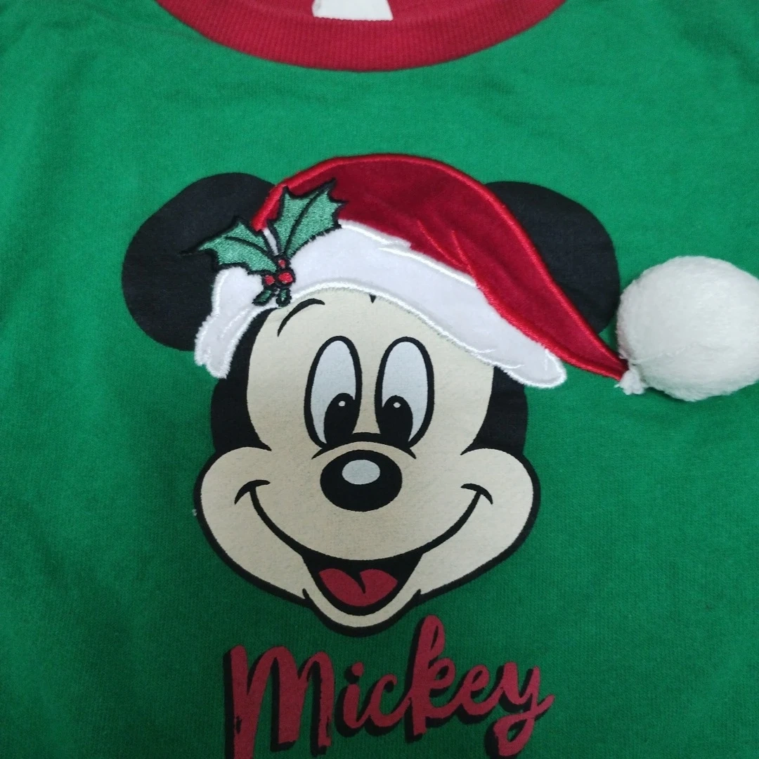 ディズニー ミッキー クリスマス トレーナー 90cmの写真2枚目