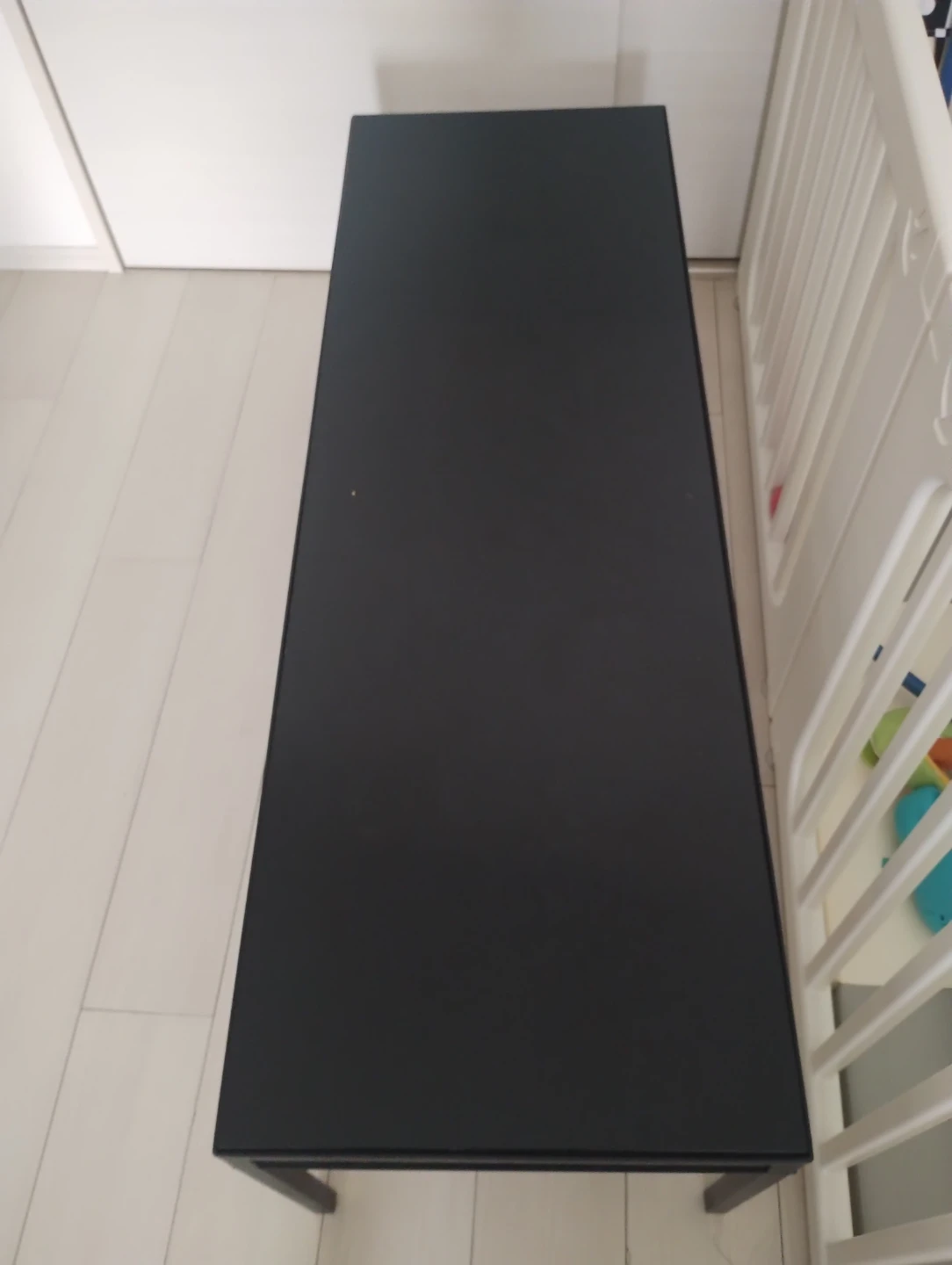 IKEA コーヒーテーブル ローテーブル ブラックの写真2枚目