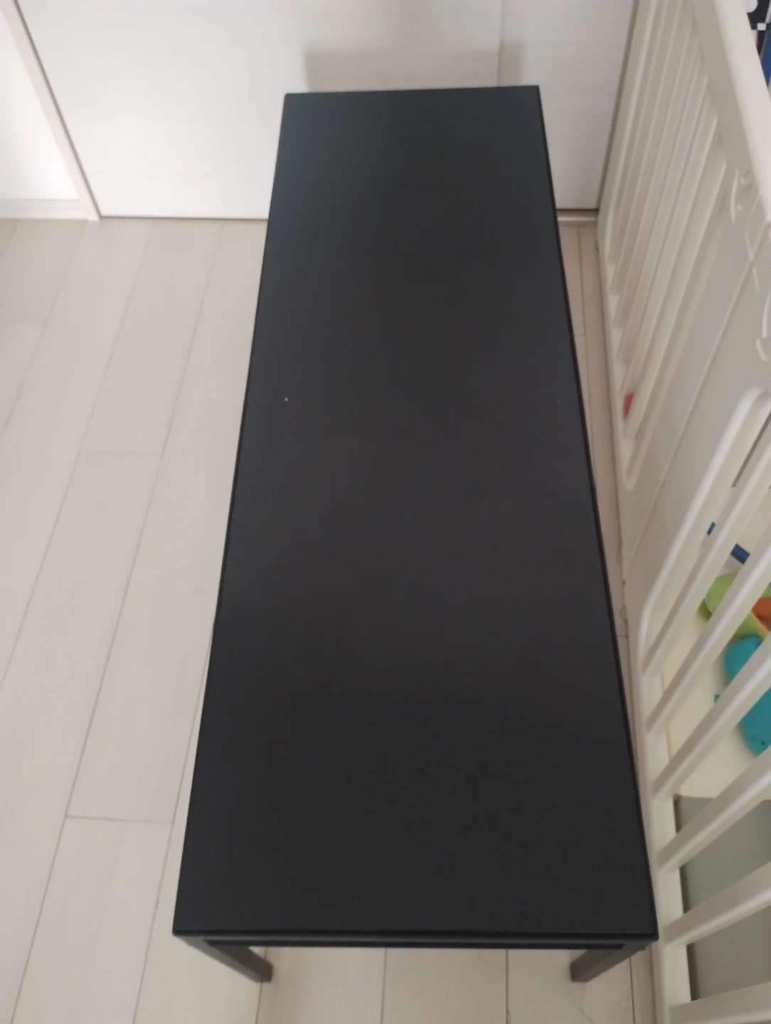 IKEA コーヒーテーブル ローテーブル ブラックの写真2枚目