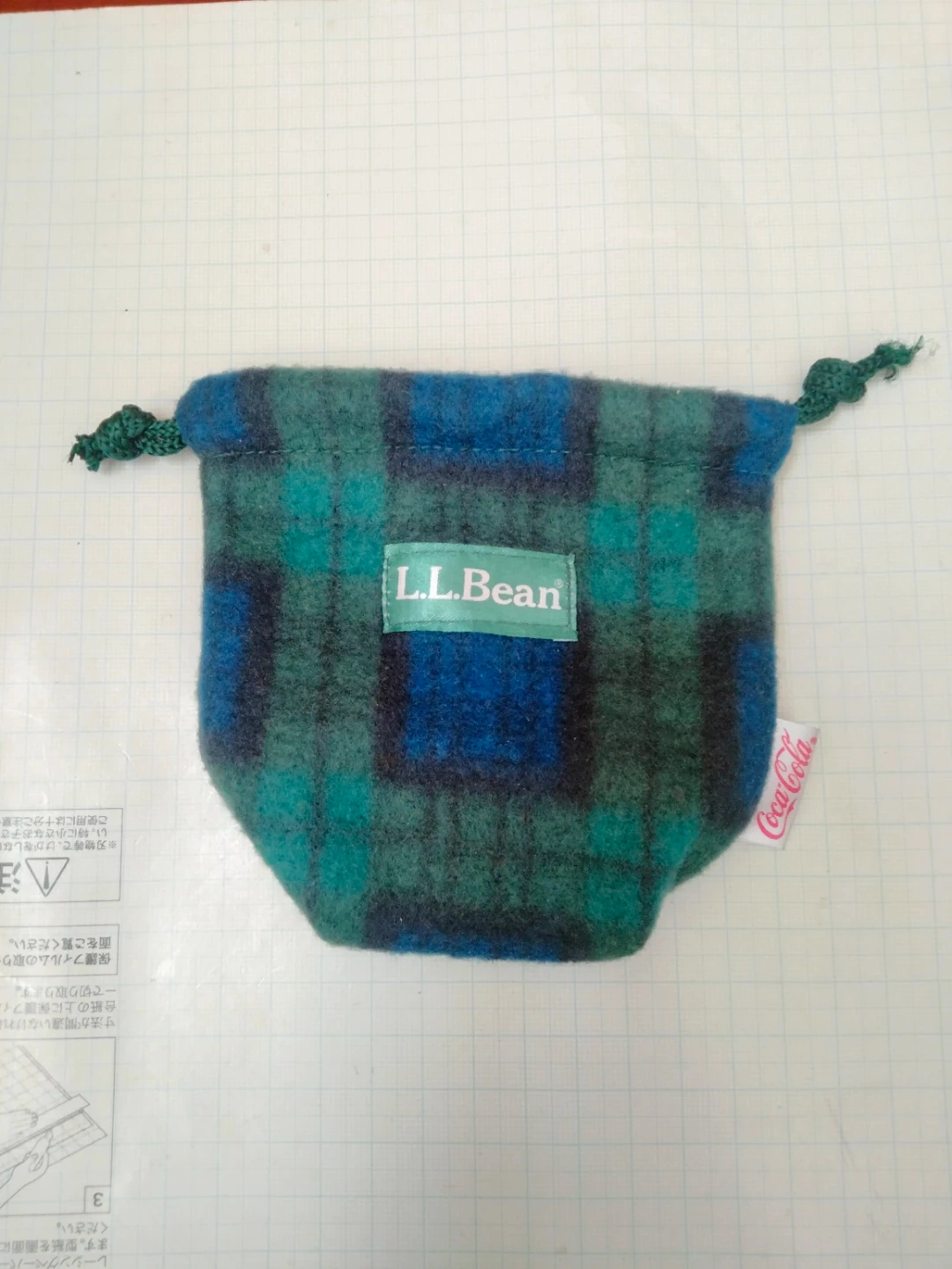 L.L.Bean 巾着袋 布 コレクション 非売品 コカ・コーラ 小物入れ 化粧品入れ 化粧ポーチ