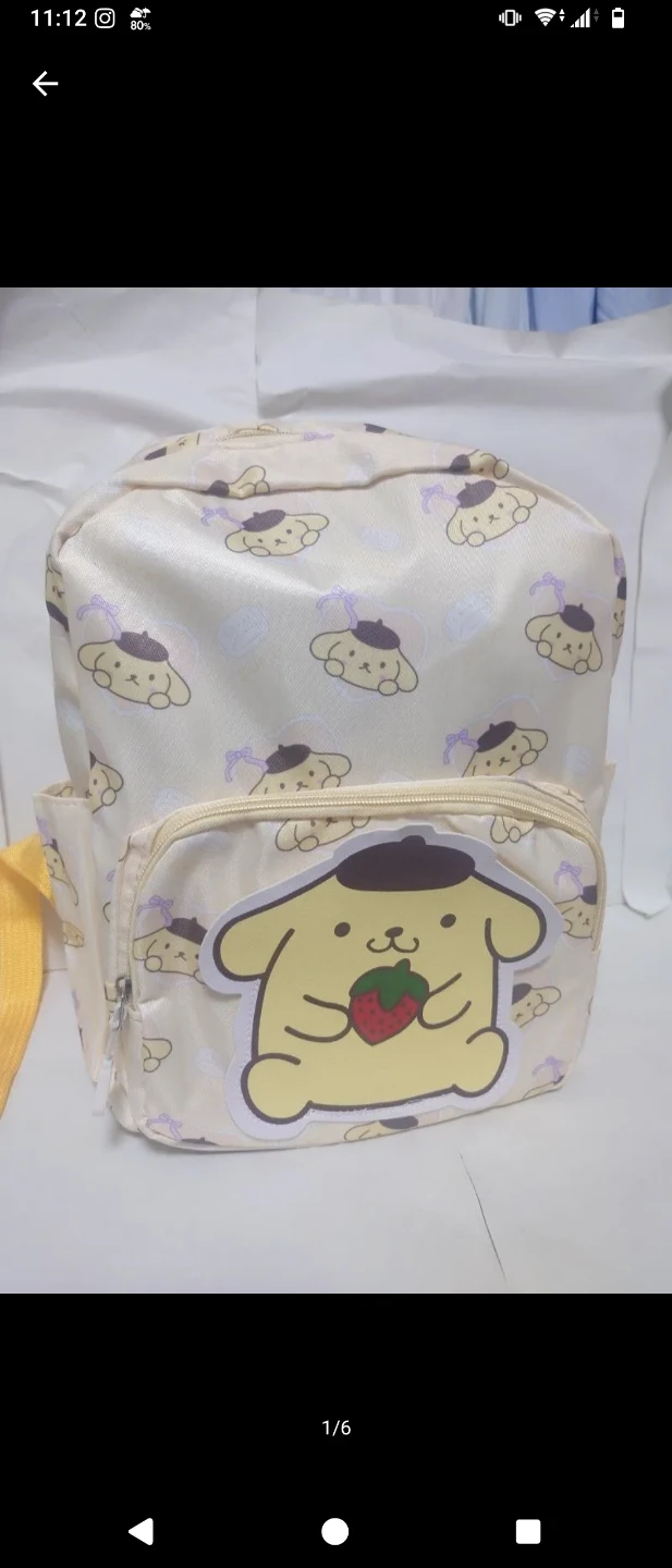 ポムポムプリン リュック イチゴ