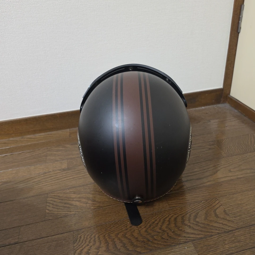 スモールジョン ジェットヘルメット マットブラックの写真2枚目