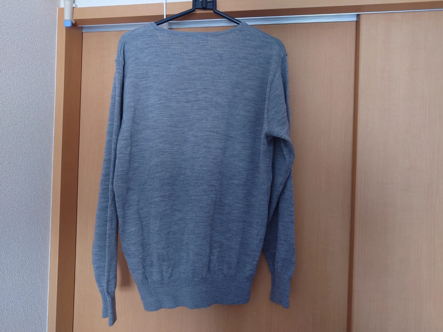 Munsingwear マンシングウェア Vネックニット グレー Lの写真2枚目