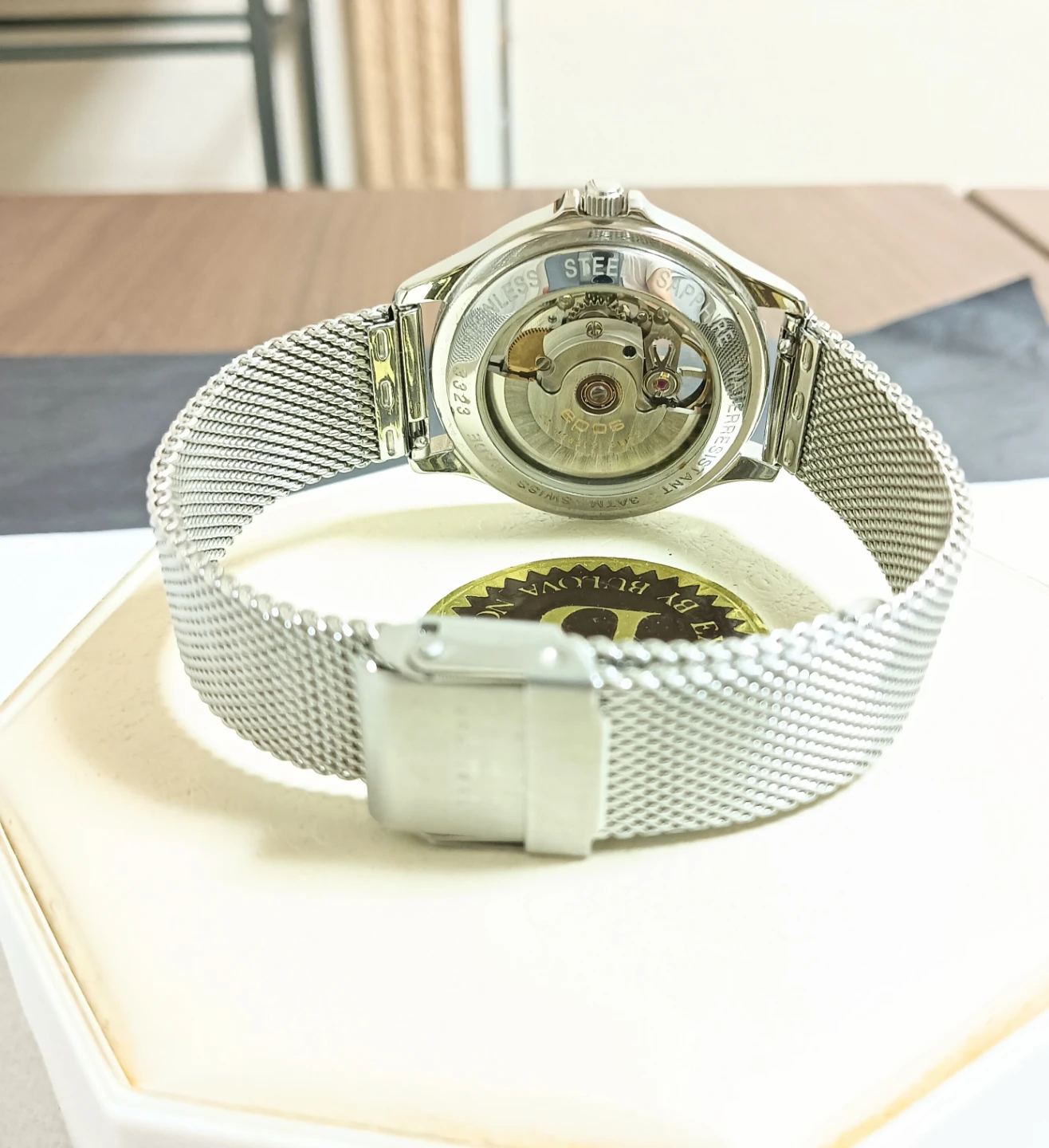 美品。EPOS エポス オープンハート 自動巻き 腕時計の写真4枚目