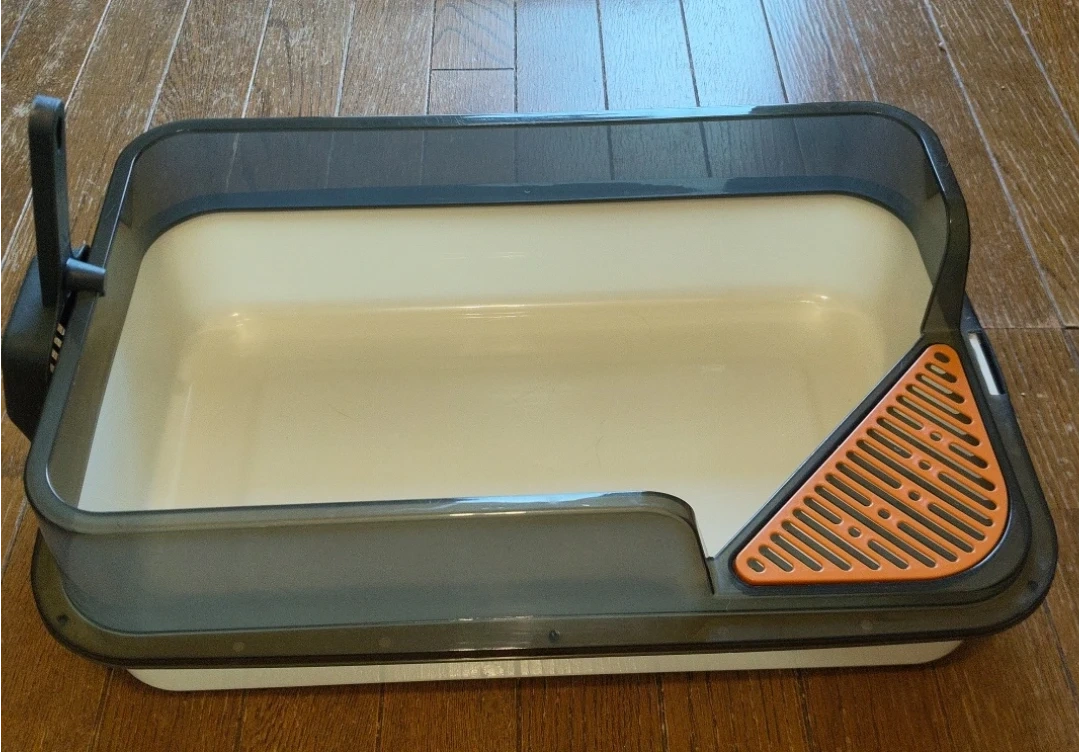 猫用トイレ 砂取りマット付き スコップ付き