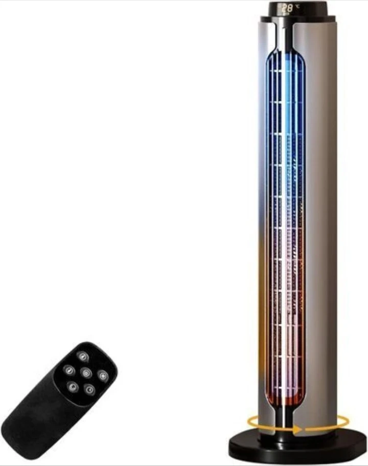 🌟一度のみ使用🌟タワー型 電気ファンヒーター 速暖 15畳対応の写真3枚目