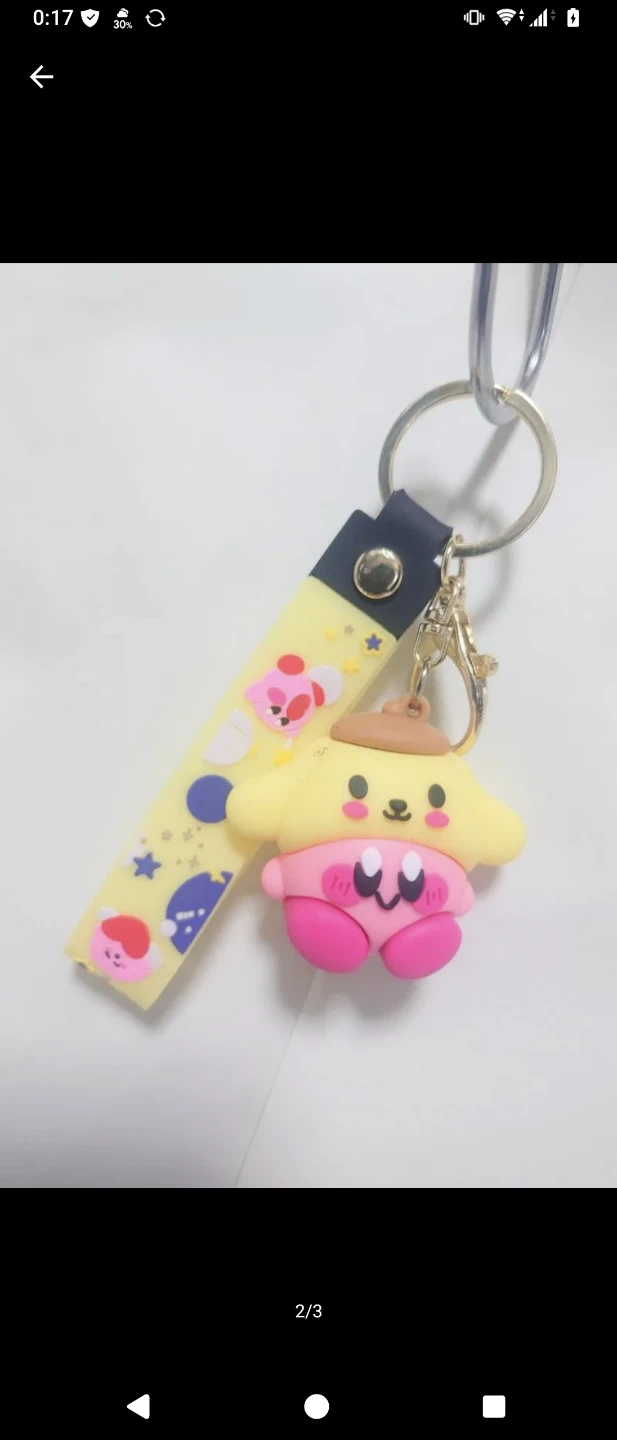 星のカービィ ポムポムプリン キーホルダーの写真2枚目