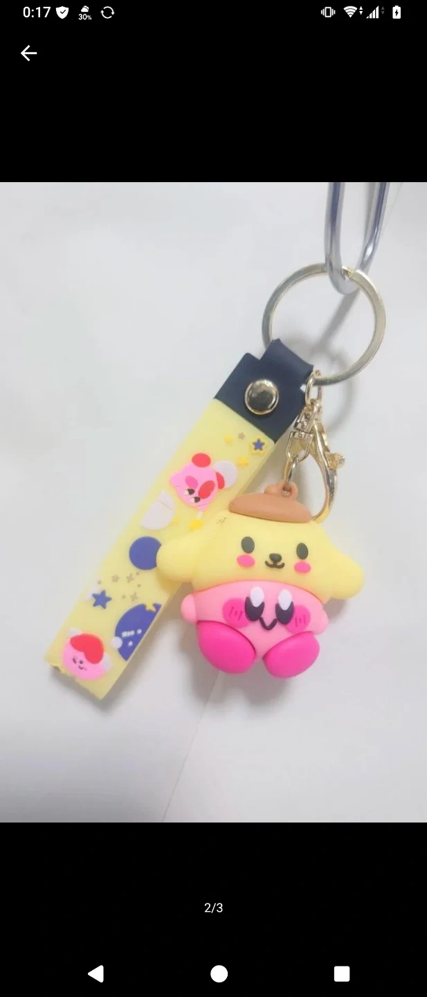星のカービィ ポムポムプリン キーホルダーの写真2枚目