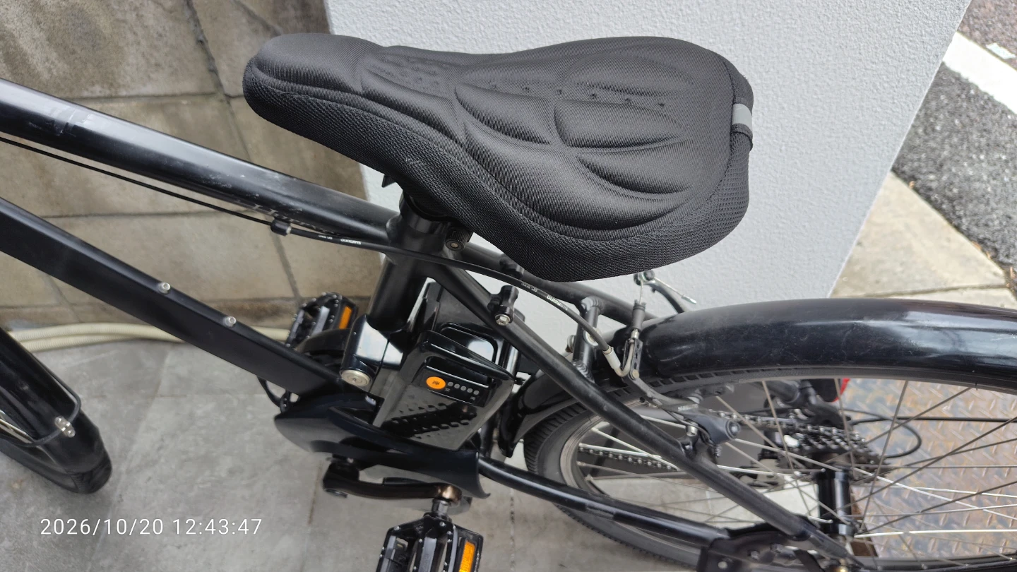パナソニック 電動自転車 ハリヤ 黒の写真9枚目