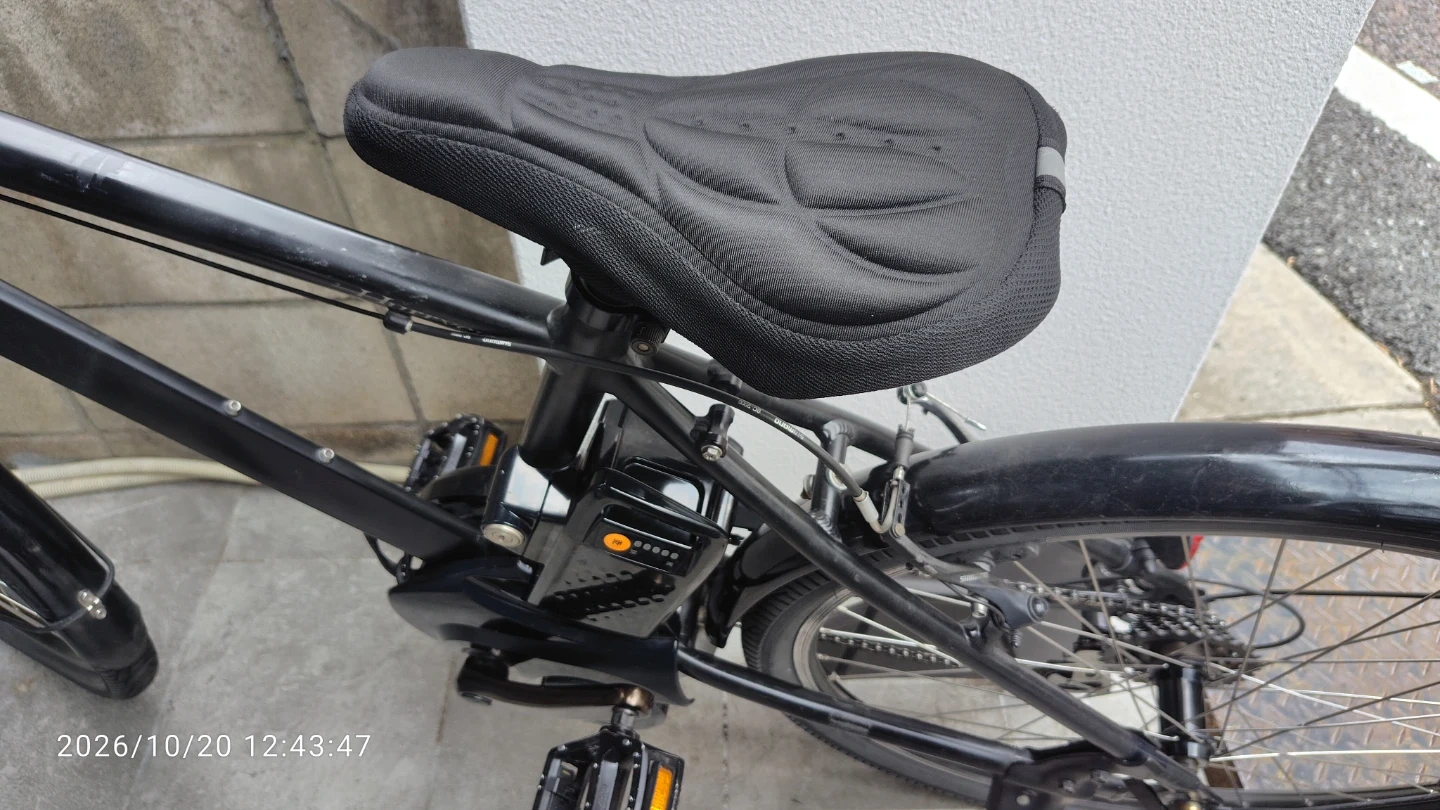 パナソニック 電動自転車 ハリヤ 黒の写真9枚目