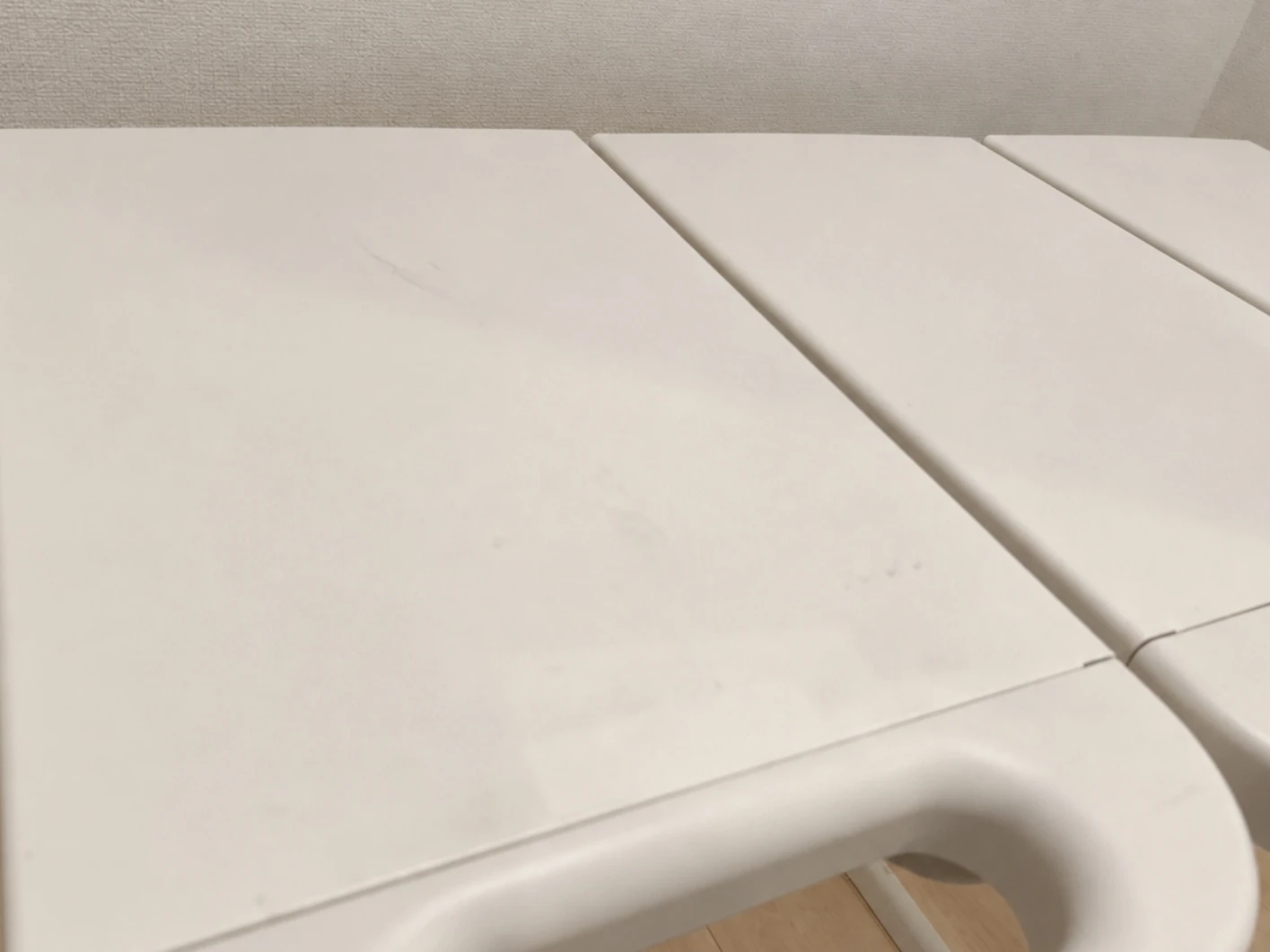 スライド式 ゴミ箱 45L スリム 分別 ゴミ袋ホルダー 3個セット ホワイトの写真3枚目