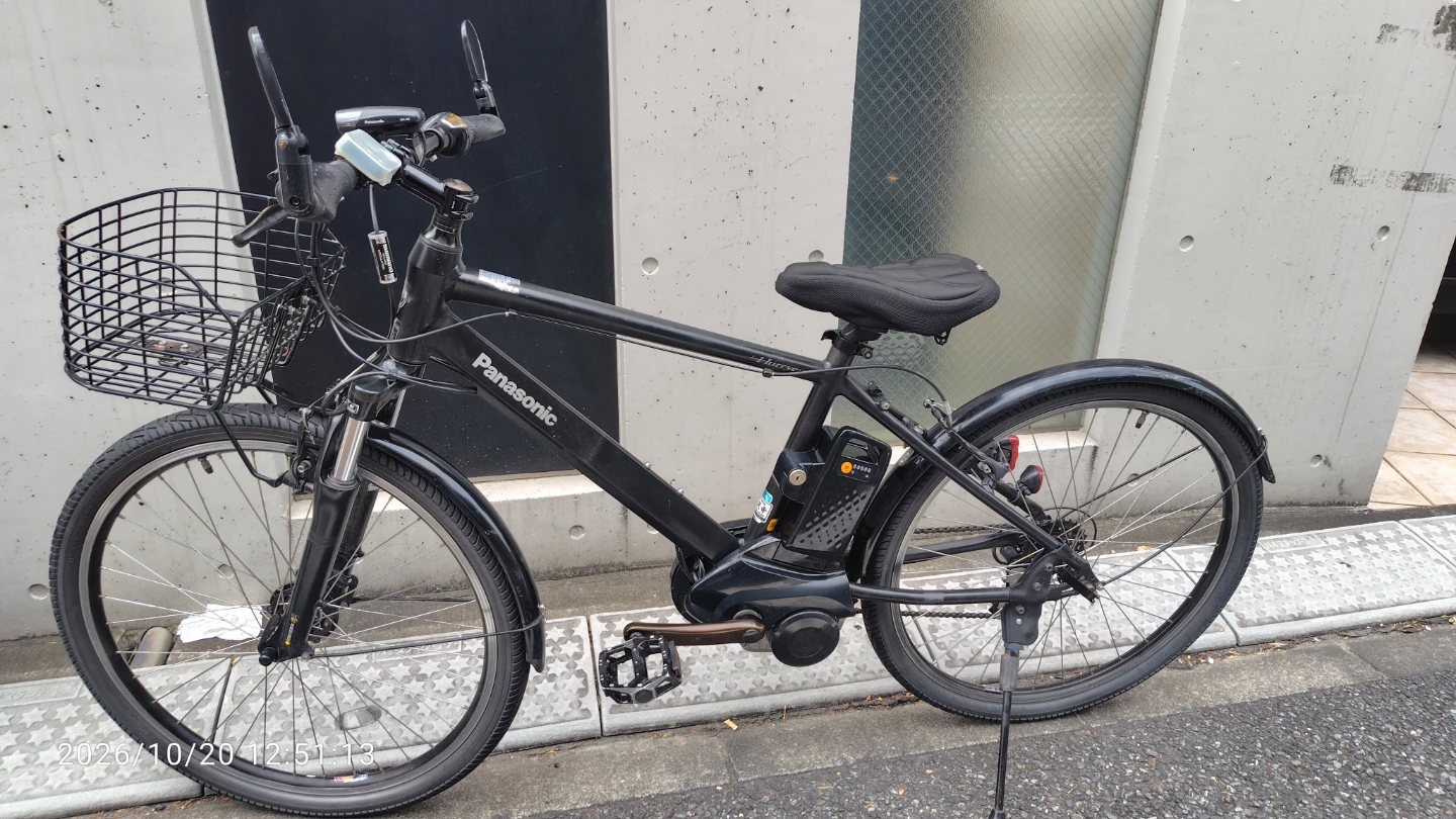 パナソニック 電動自転車 ハリヤ 黒