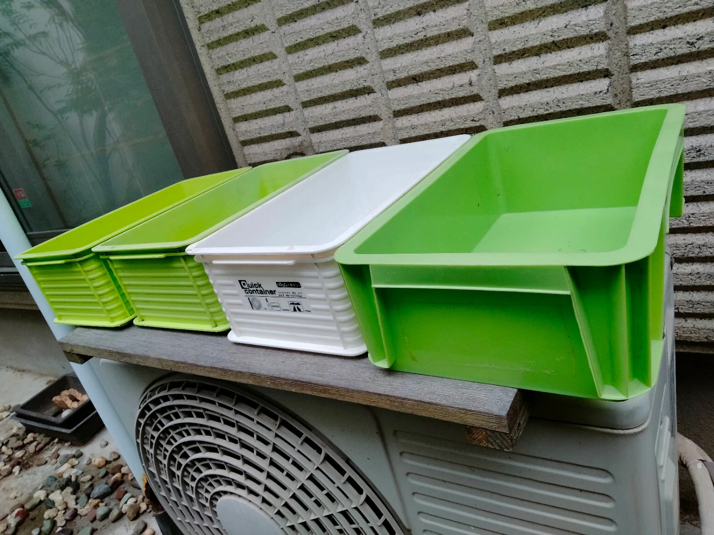 工具箱 クィックコンテナ 収納BOX 中古 小物入れ 4個の写真3枚目