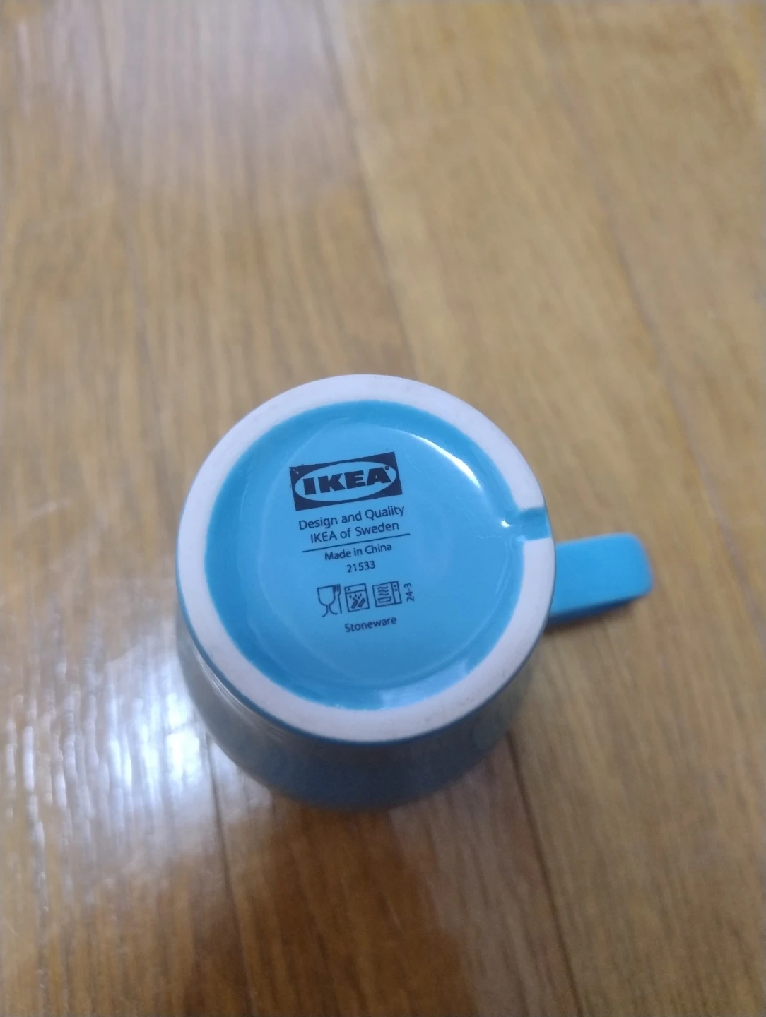 イケア マグカップ ブルーの写真2枚目