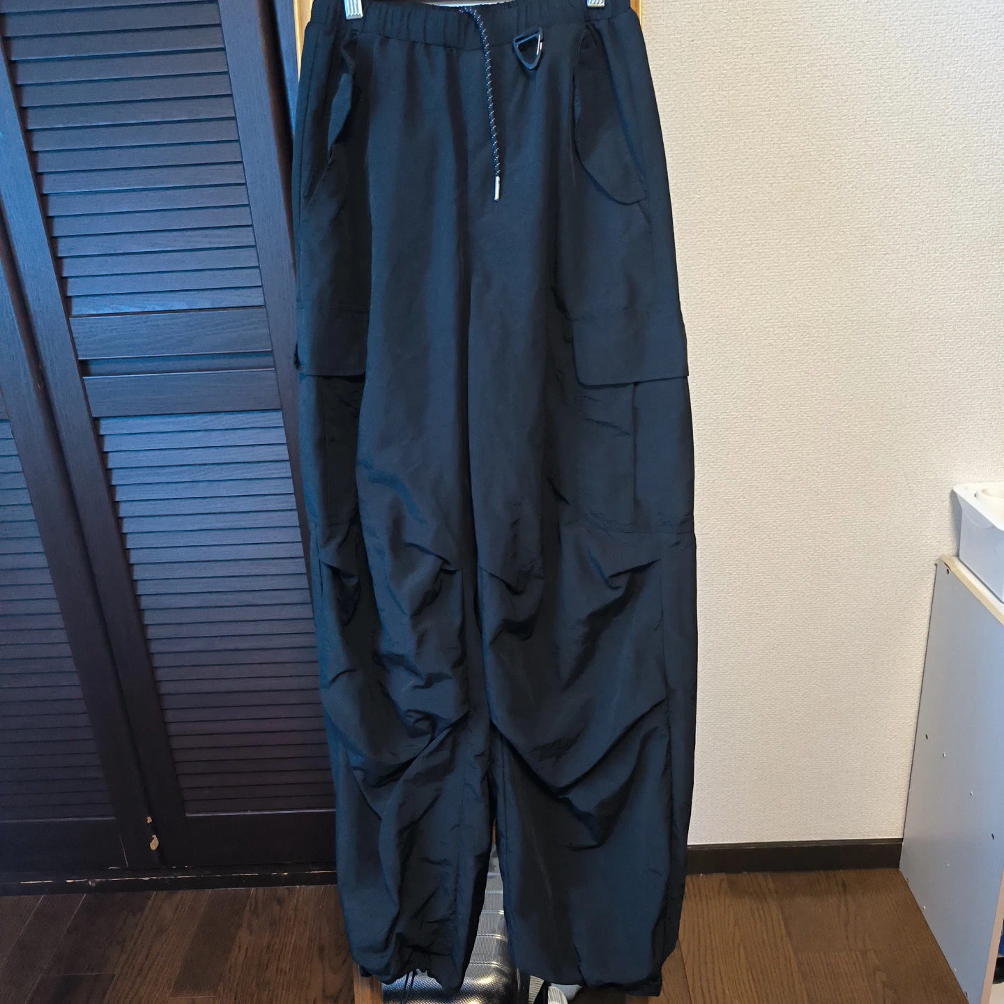 DIMITRI BLACK M65パラシュートカーブパンツ_ NCブラックの写真2枚目