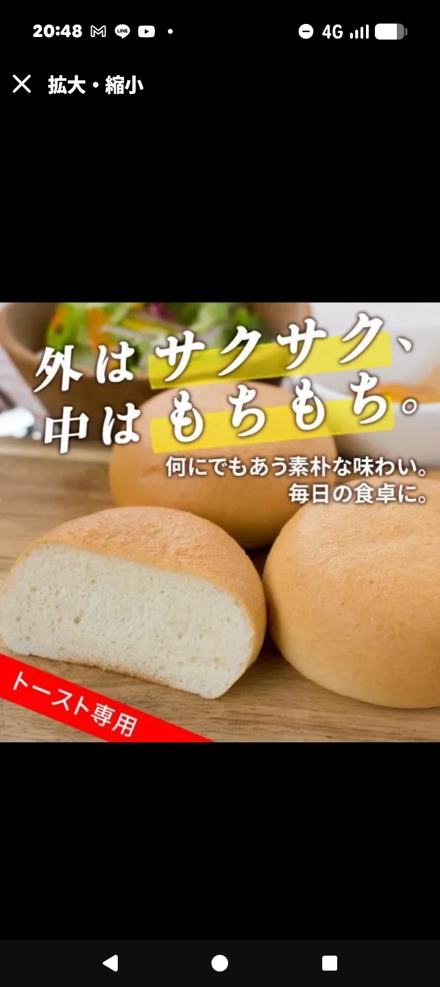 ナミサト お米のまるパン 白米 6個入の写真5枚目