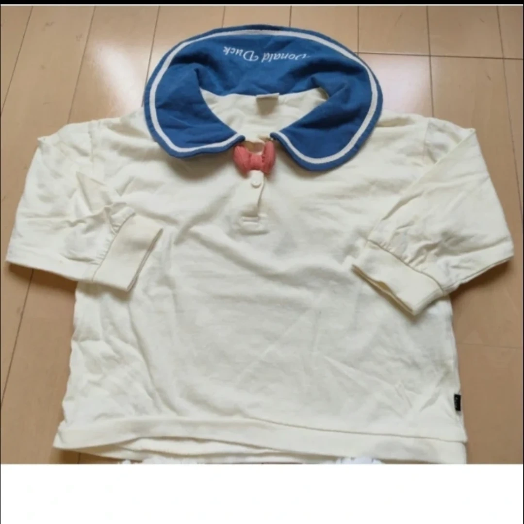 ディズニーランド購入★ドナルド コスチューム ドナルドダックセットアップ ドナルドダックファンキャップの写真2枚目