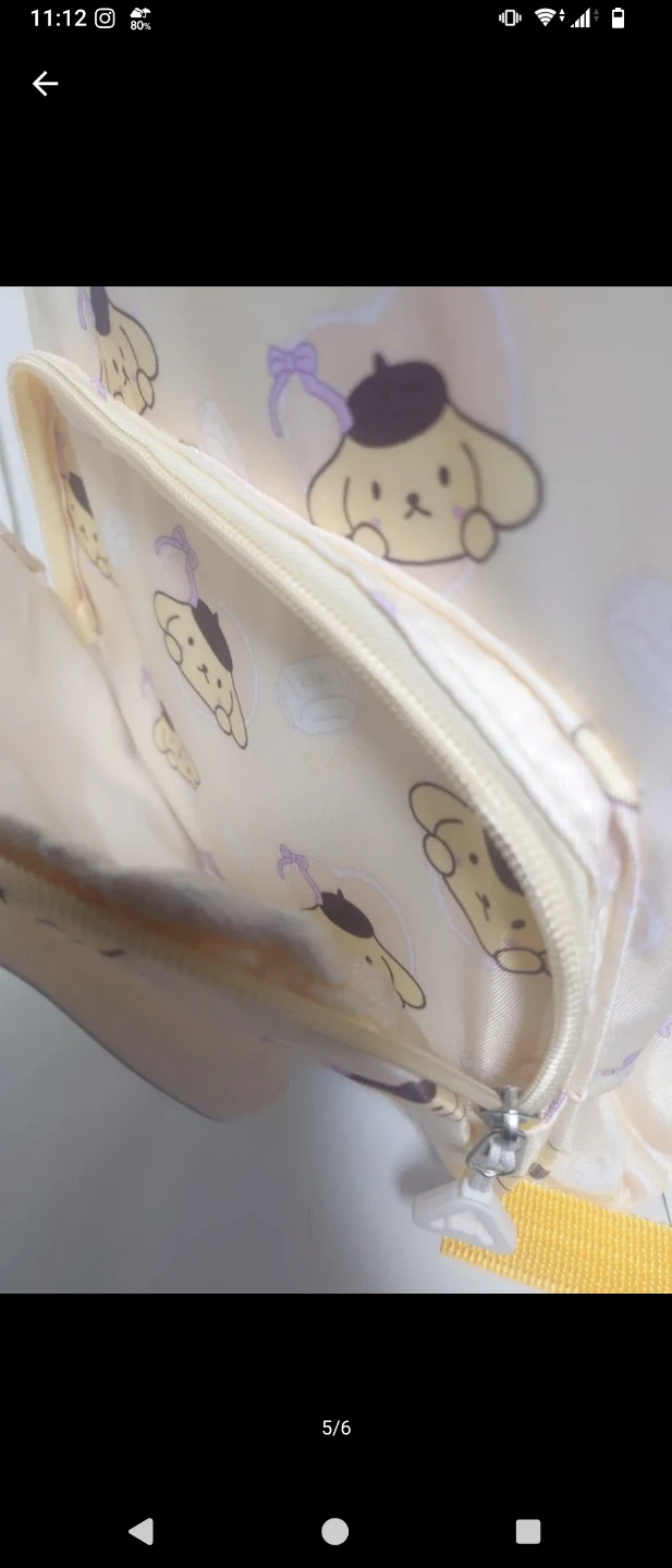 ポムポムプリン リュック イチゴの写真5枚目