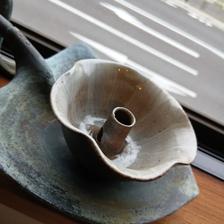 カエル モチーフ 陶器製 インテリア置物 1.29kgの写真5枚目