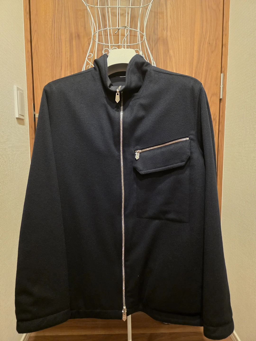 エルメス ジップアップジャケット ブラック