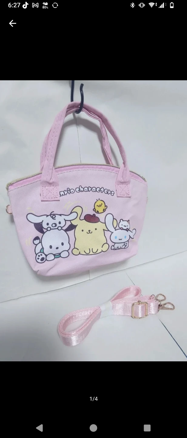サンリオキャラクターズ ミニバッグ ピンク