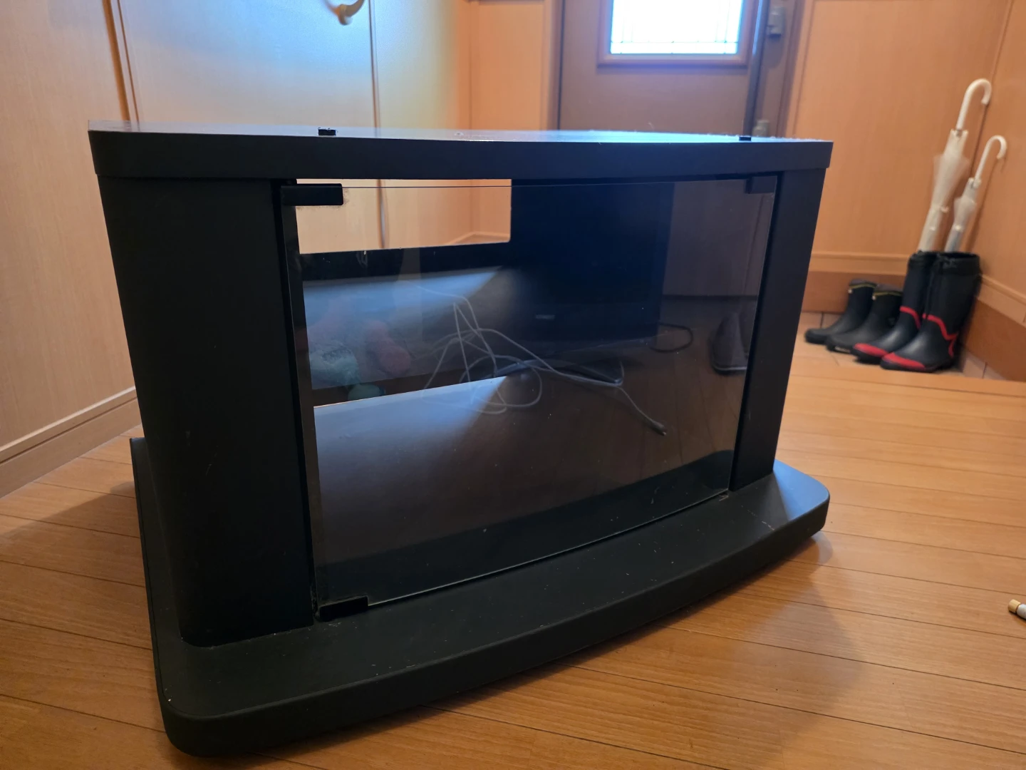 テレビ台 ブラック シンプル