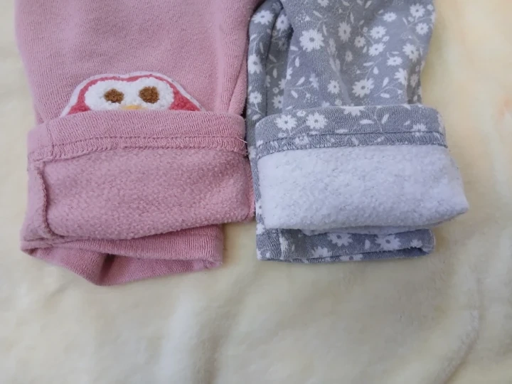 キッズパンツ 2本セット エルモ柄 花柄 80cmの写真5枚目