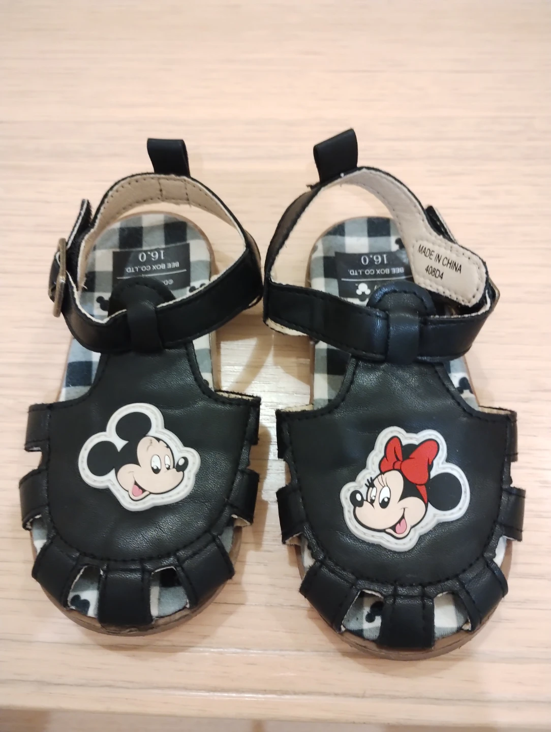 バースデイ購入★ミッキー・ミニー サンダル 16cmの写真2枚目