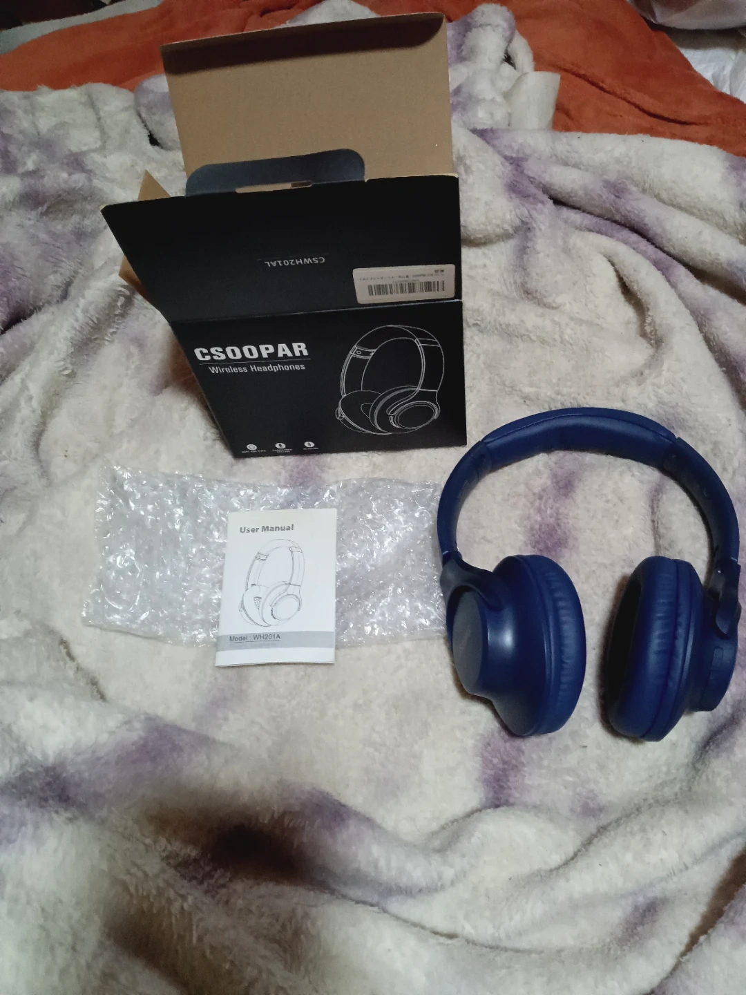 CSOOPAR ワイヤレスヘッドホン WH201A