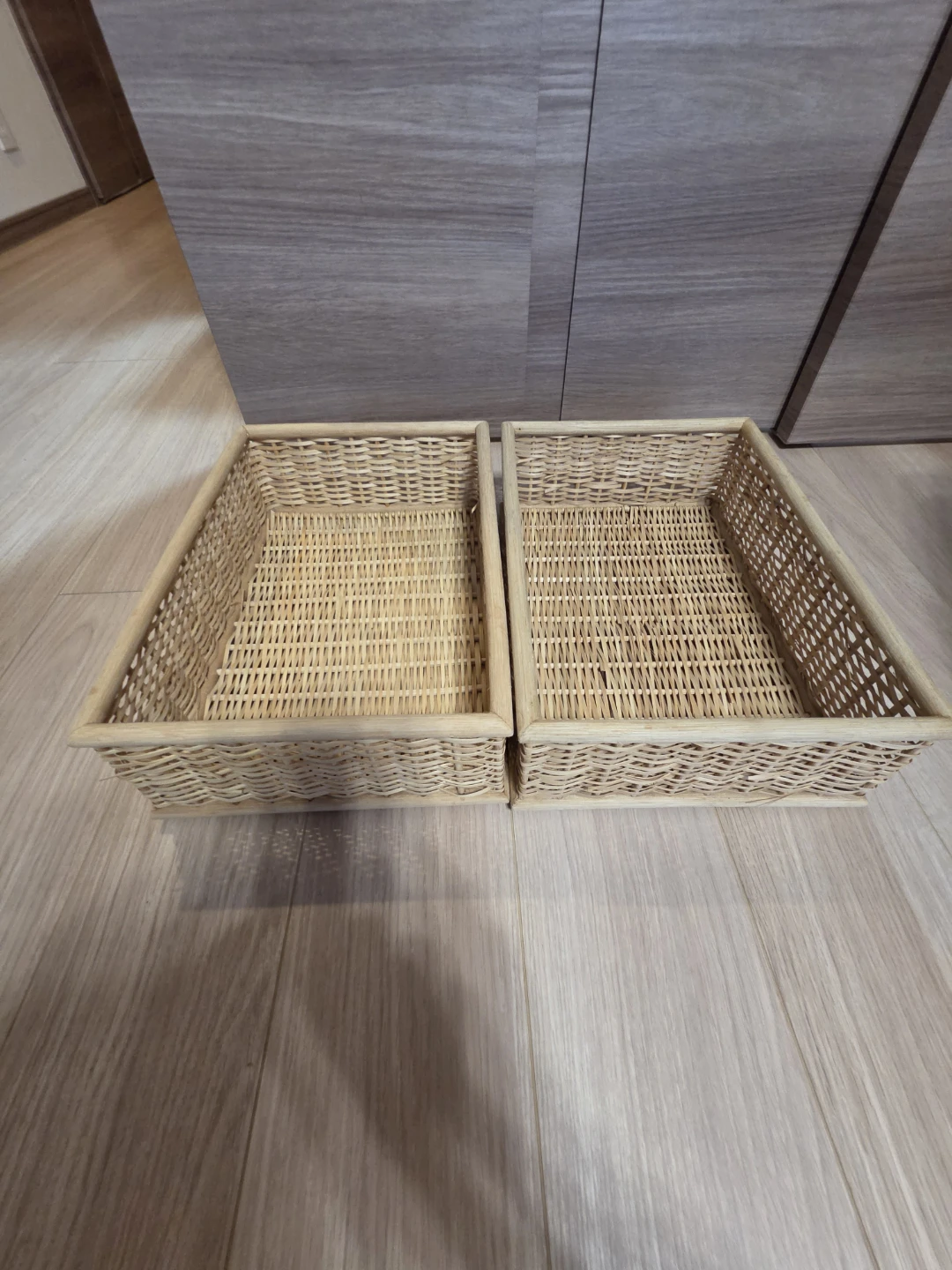 無印良品　カゴ2つセットの写真4枚目