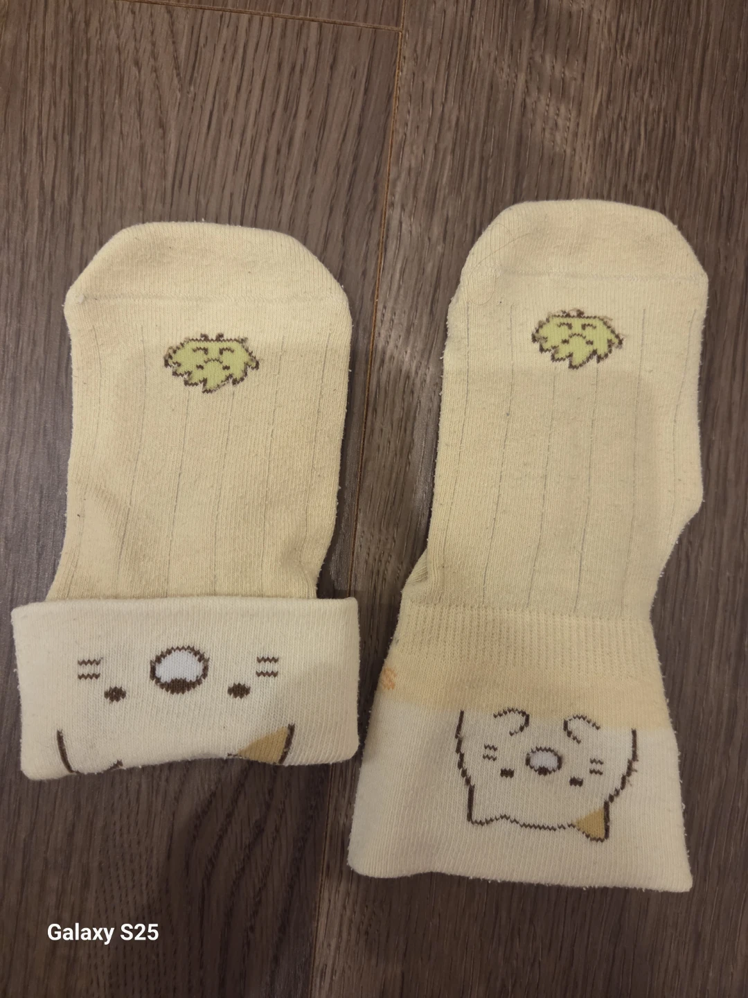 すみっコぐらし 靴下 イエロー