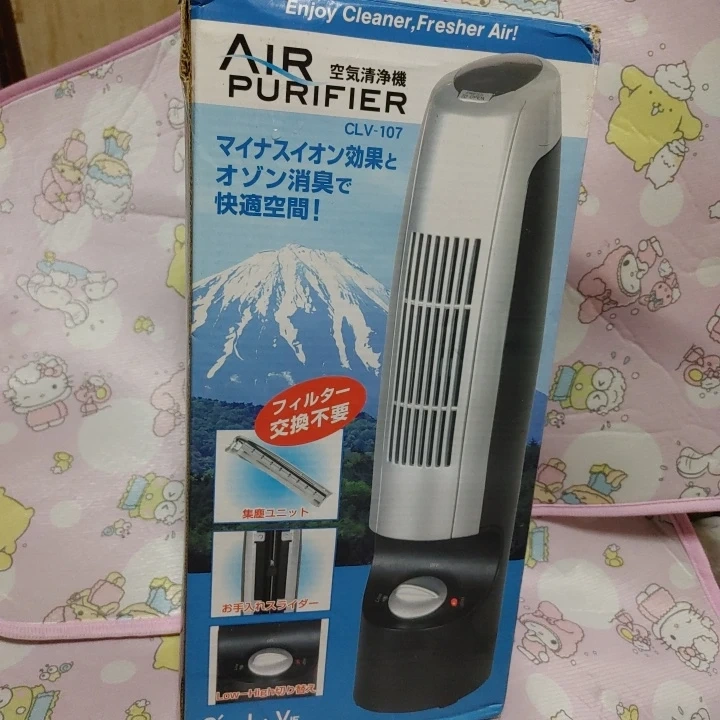 空気清浄機 CLV-107 マイナスイオン
