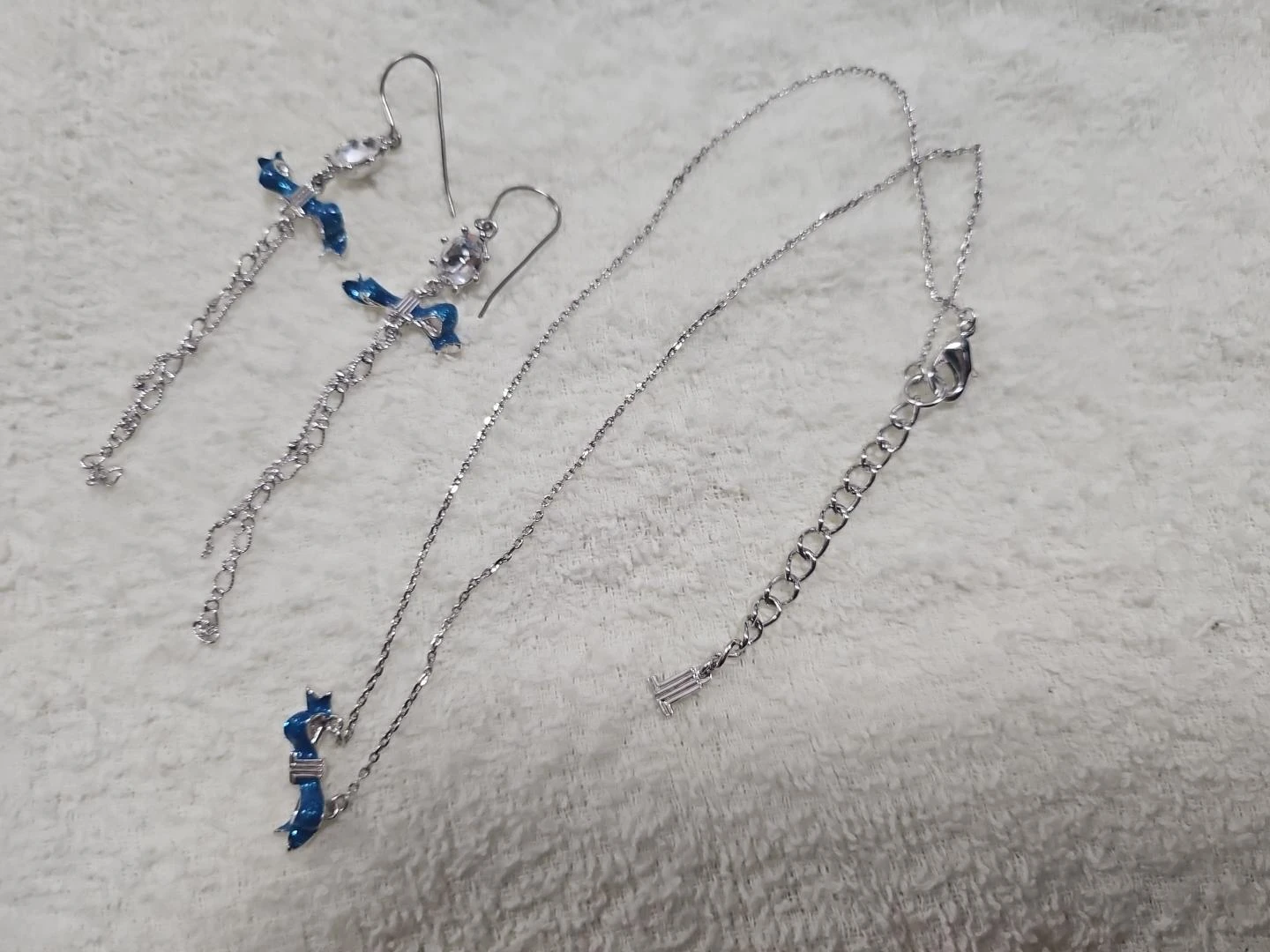 「LANVIN en Bleu」「LANVIN」の ネックレス＆ピアスセット