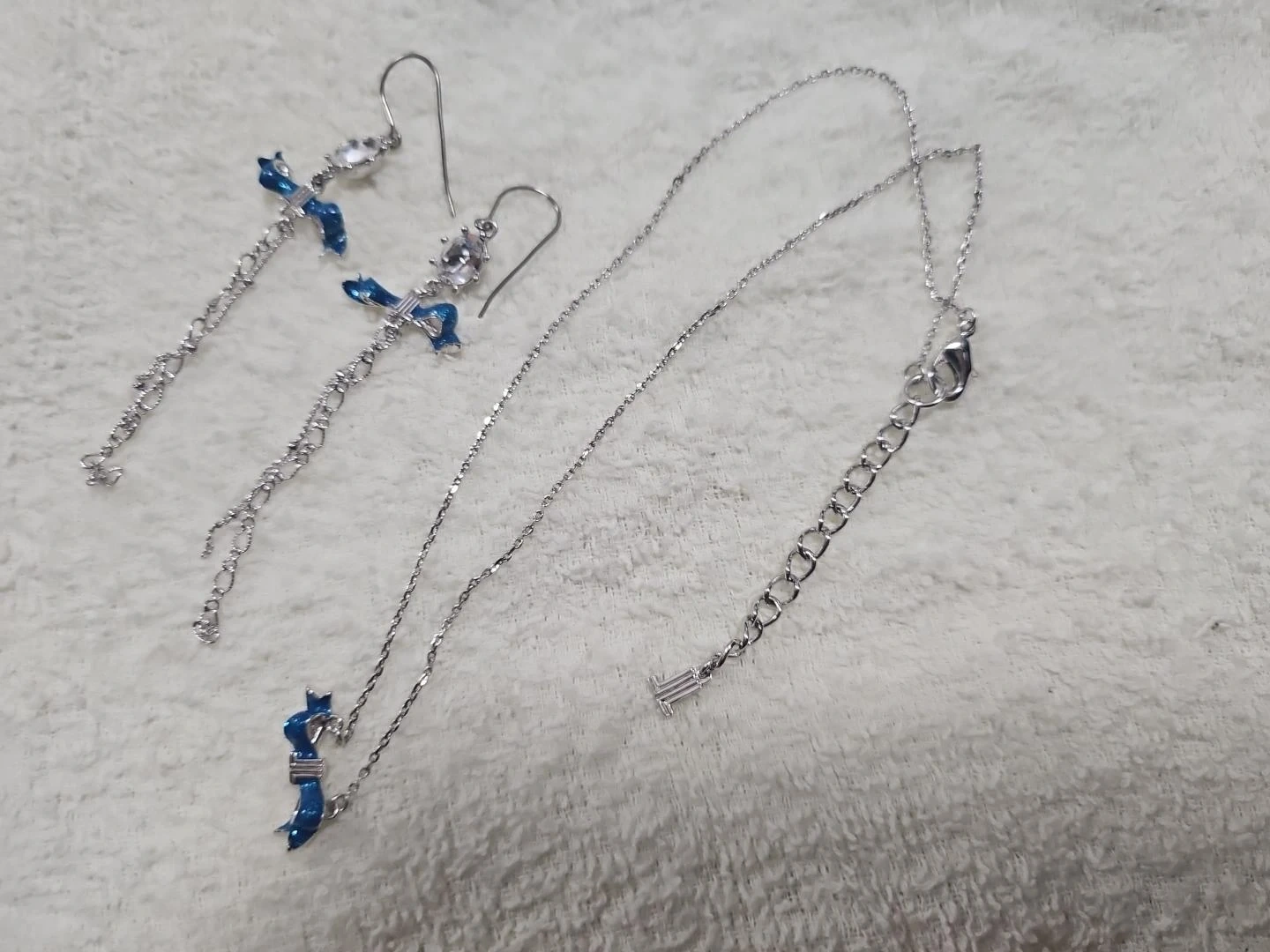 「LANVIN en Bleu」「LANVIN」の ネックレス&ピアスセット