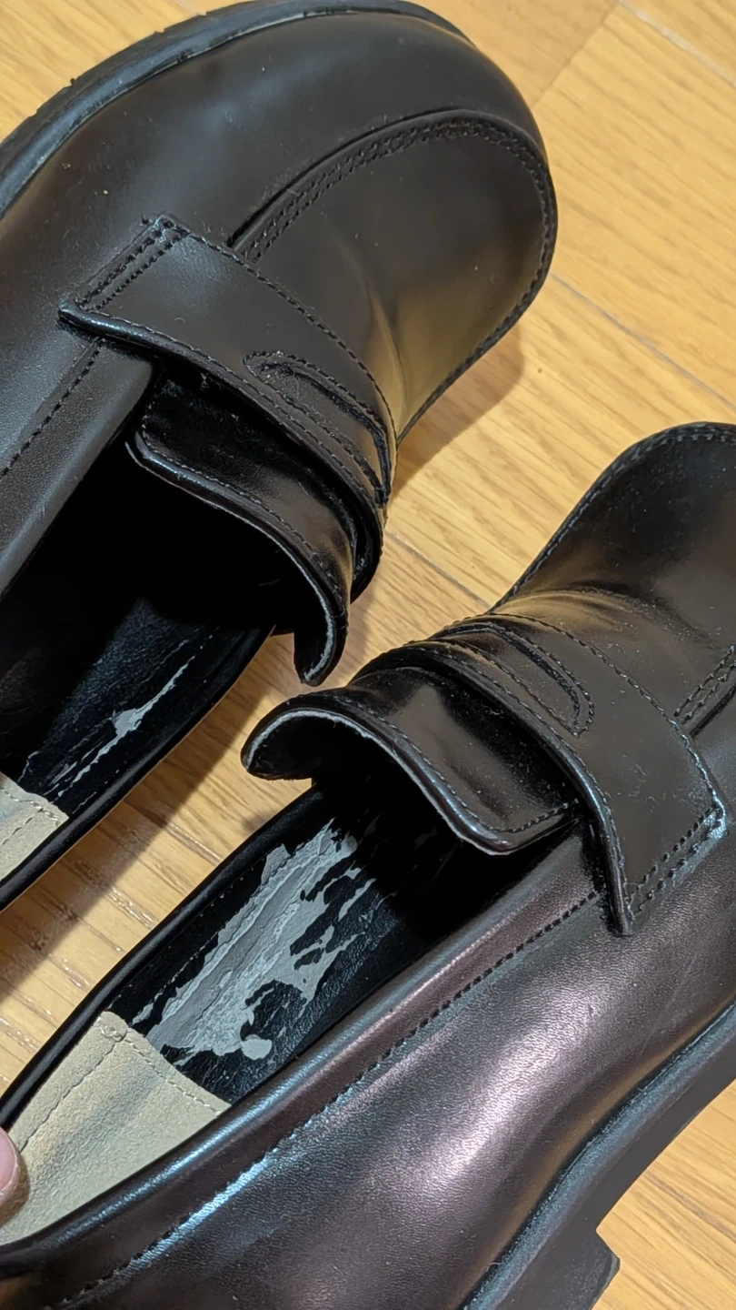 キッズ ローファー 19.0cm ブラックの写真3枚目