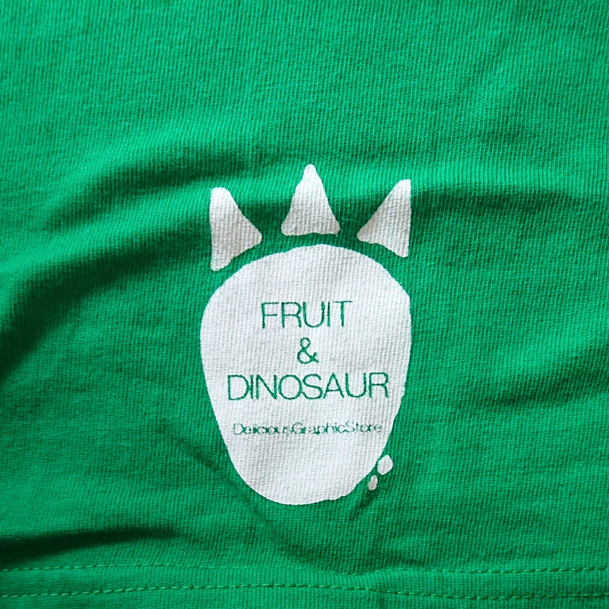 デリシャスグラフィックストア Tシャツ Lサイズ 緑 恐竜の写真10枚目