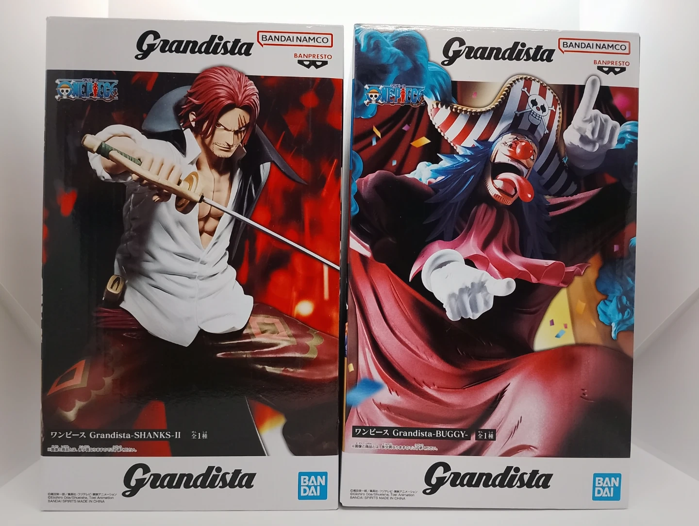 ワンピース Grandista バギー シャンクス 2点セット