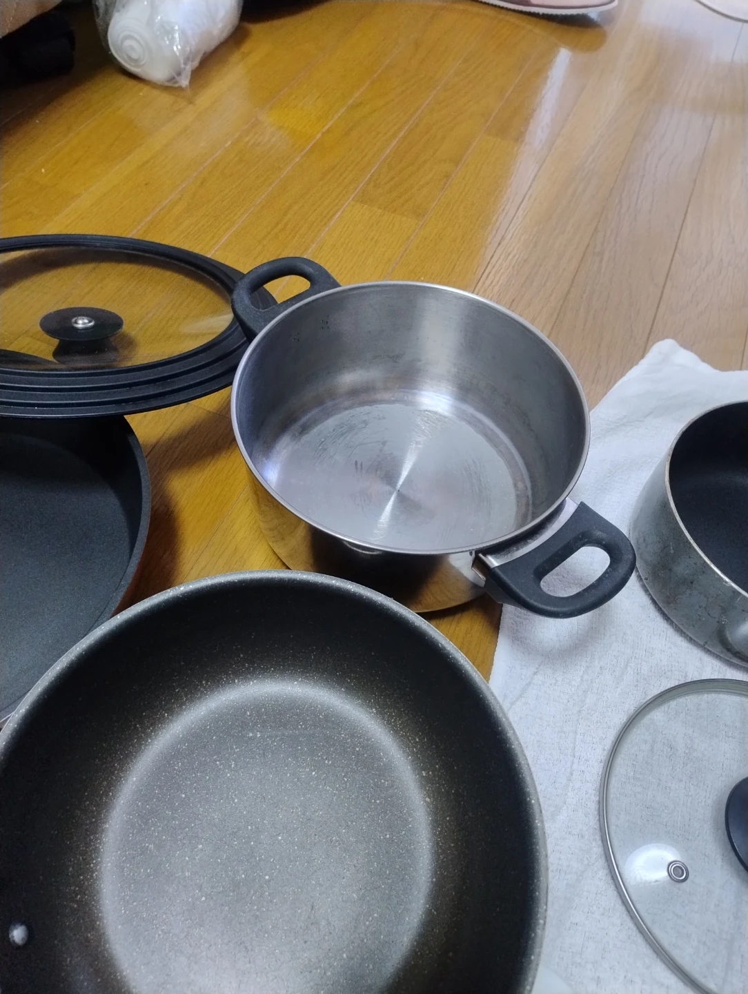 調理器具セット フライパン 鍋 水切りの写真4枚目