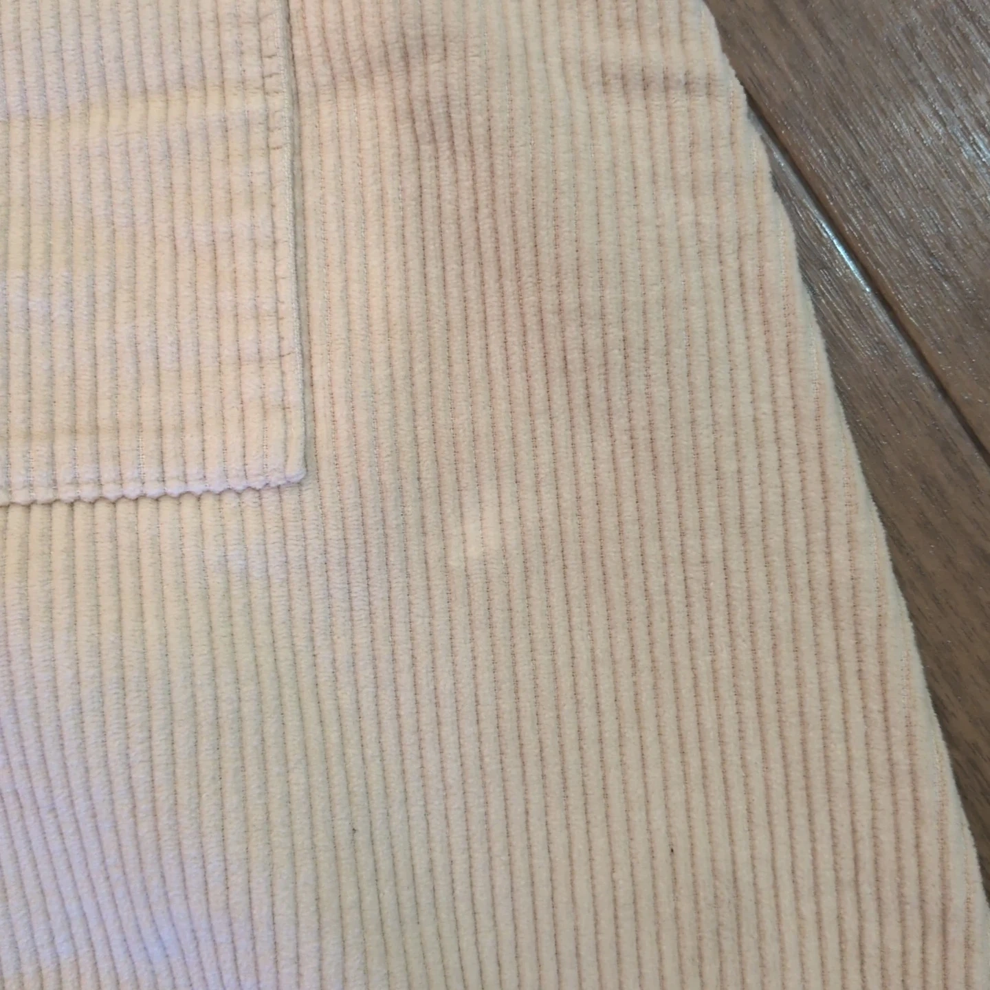 コーデュロイ サロペット アイボリーの写真2枚目
