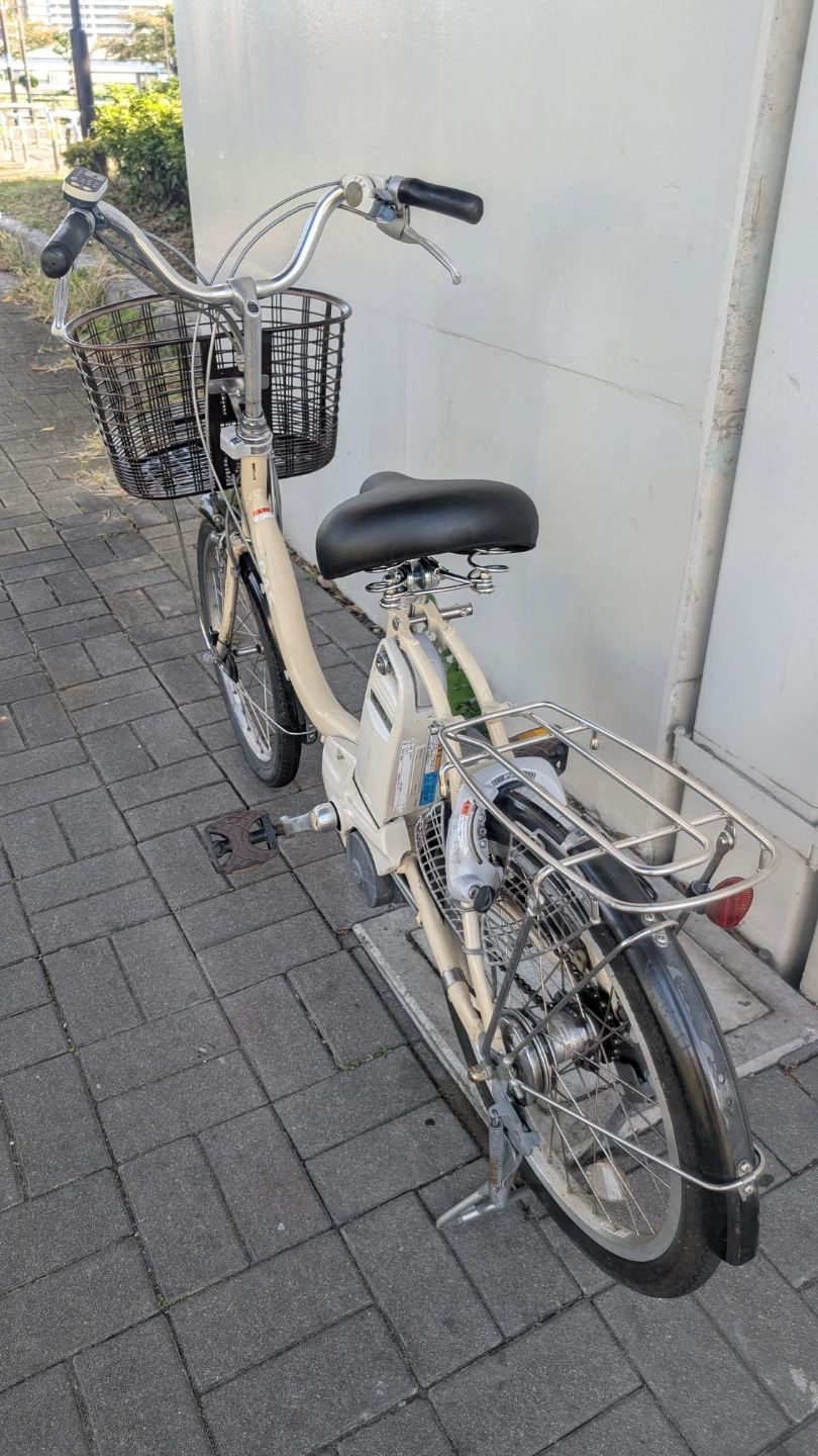 ヤマハ パス コンパクト 前後20インチ 電動アシスト自転車の写真8枚目