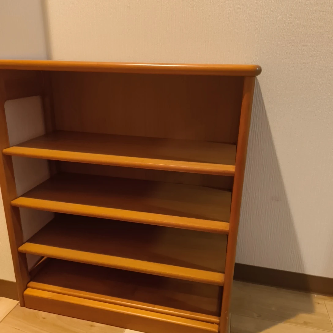 ソニア 木製オープンシェルフ 4段
