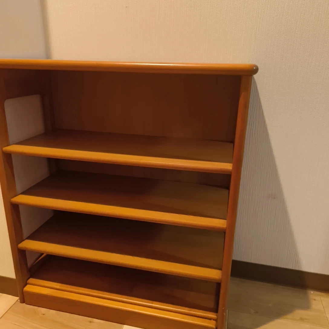 ソニア 木製オープンシェルフ 4段