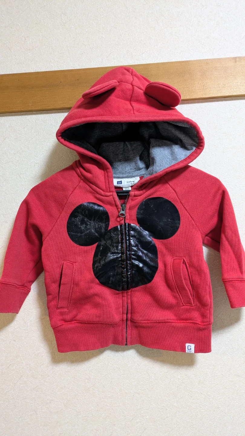 ベビーギャップ baby GAPディズニー ミッキー パーカー 12-18months