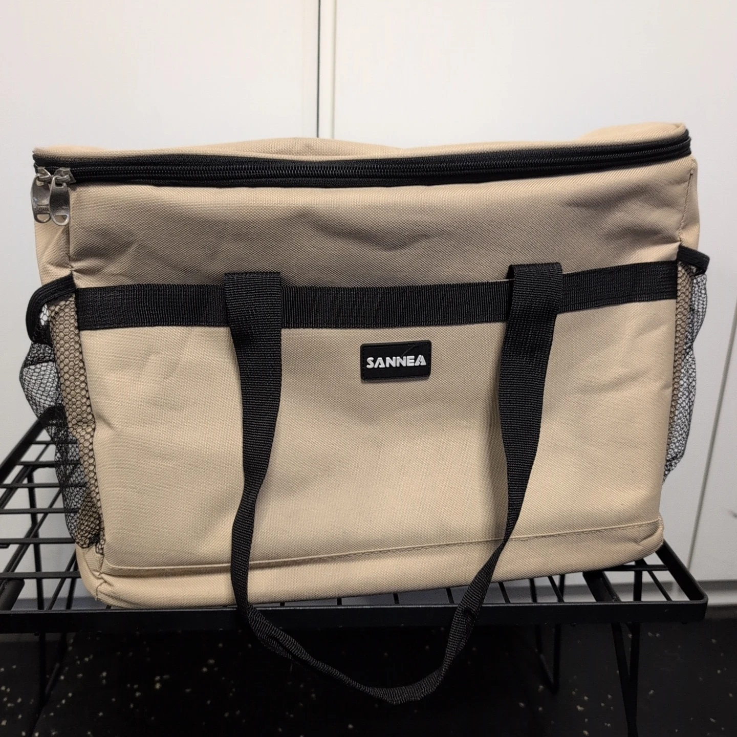 サンネ クーラーバッグ 保冷バッグ ベージュ
