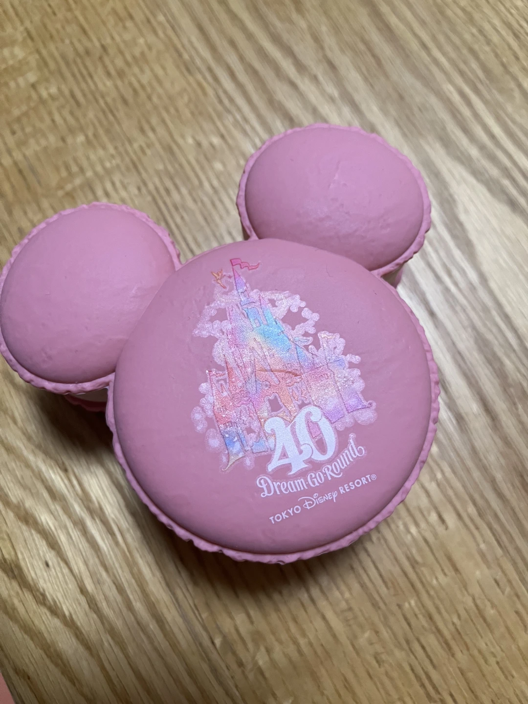 ディズニー 40周年 マカロン ケース ピンク