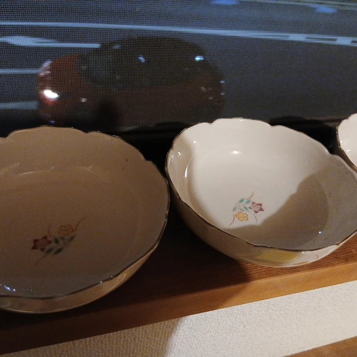 花柄 小鉢 4個セット 陶器の写真5枚目