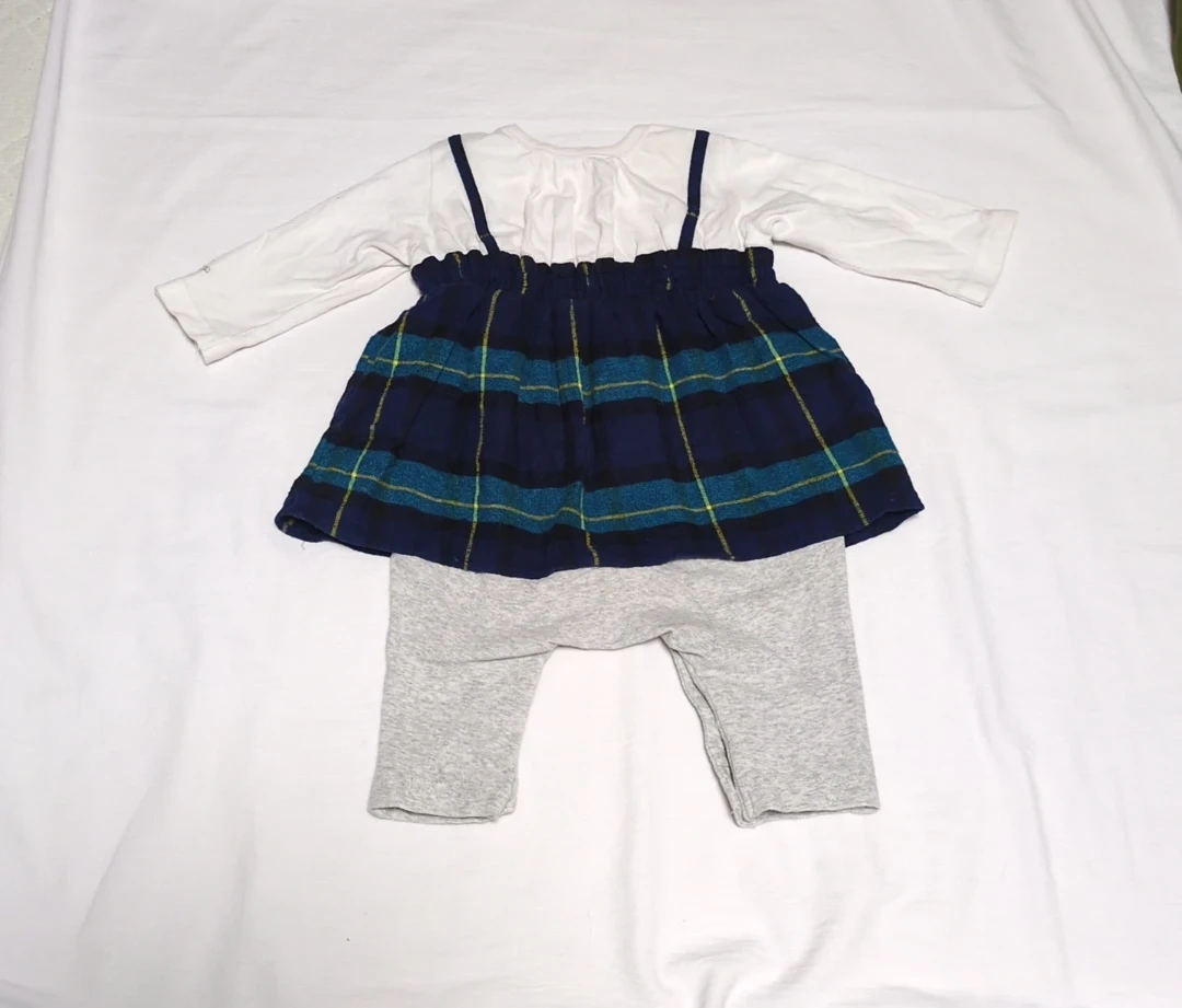 長袖 カバーオール 2枚セット 70cmの写真6枚目