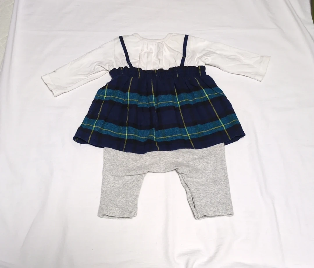長袖 カバーオール 2枚セット 70cmの写真6枚目